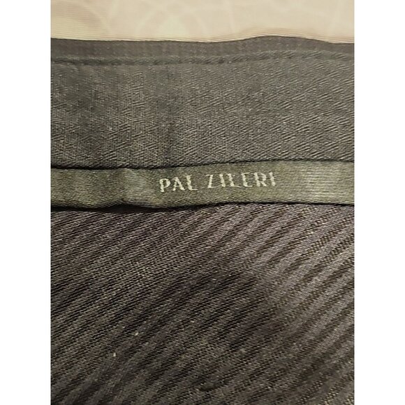 Pal Zileri Men's 2-pc Wool Suit MADE IN ITALY 35R Gray Black Check Sleek Preppy - Picture 15 of 16